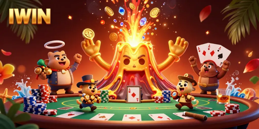 IWIN offers exciting live casino experiences as players enjoy poker, treasures, and rich gameplay.