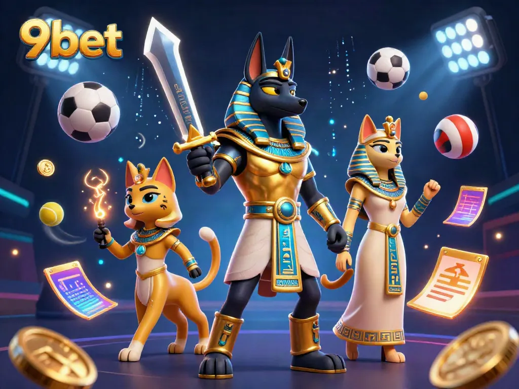 Experience winning with 9bet as Anubis and Bastet promote thrilling live casino action.