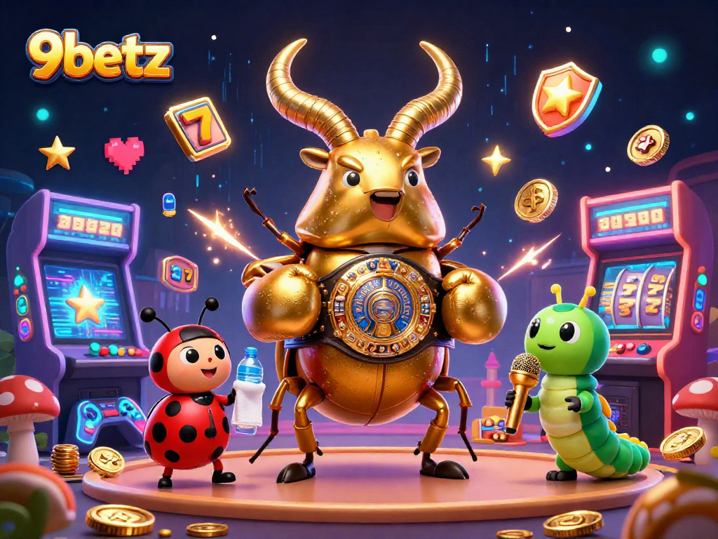 Engage in thrilling gameplay with the vibrant 9betz casino scene featuring iconic symbols.