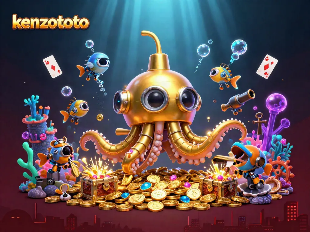 Experience kenzototo with a colorful explosion of underwater treasures and vibrant game elements.