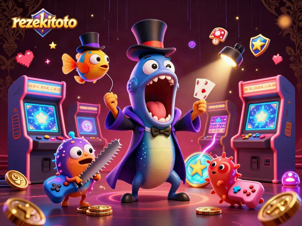 Experience thrilling gameplay at rezekitoto with unique characters, vibrant elements, and dynamic casino fun.