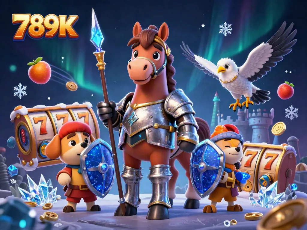 Experience the thrilling world of 789K with vibrant slots, knights, and immersive casino action.